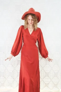 Khroma Lola Wrap Dress - Chili Red -Woviqueen Sales 8c97183a 9c7c 4819 a156 d41d438939e6