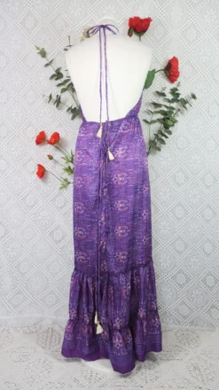 Cherry Halter-Neck Maxi Dress - Purple & Violet Paisley Floral Sari (XS - S/M) 18 Cherry Halter-Neck Maxi Dress - Purple & Violet Paisley Floral Sari (XS - S/M) -Woviqueen Sales IMG 0610 67ae8261 e5de 4552 a8cc 74633e140164 scaled