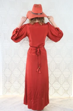 Khroma Lola Wrap Dress - Chili Red -Woviqueen Sales IMG 5521b 88da20e2 493d 4061 b246 2e5e75f28f11