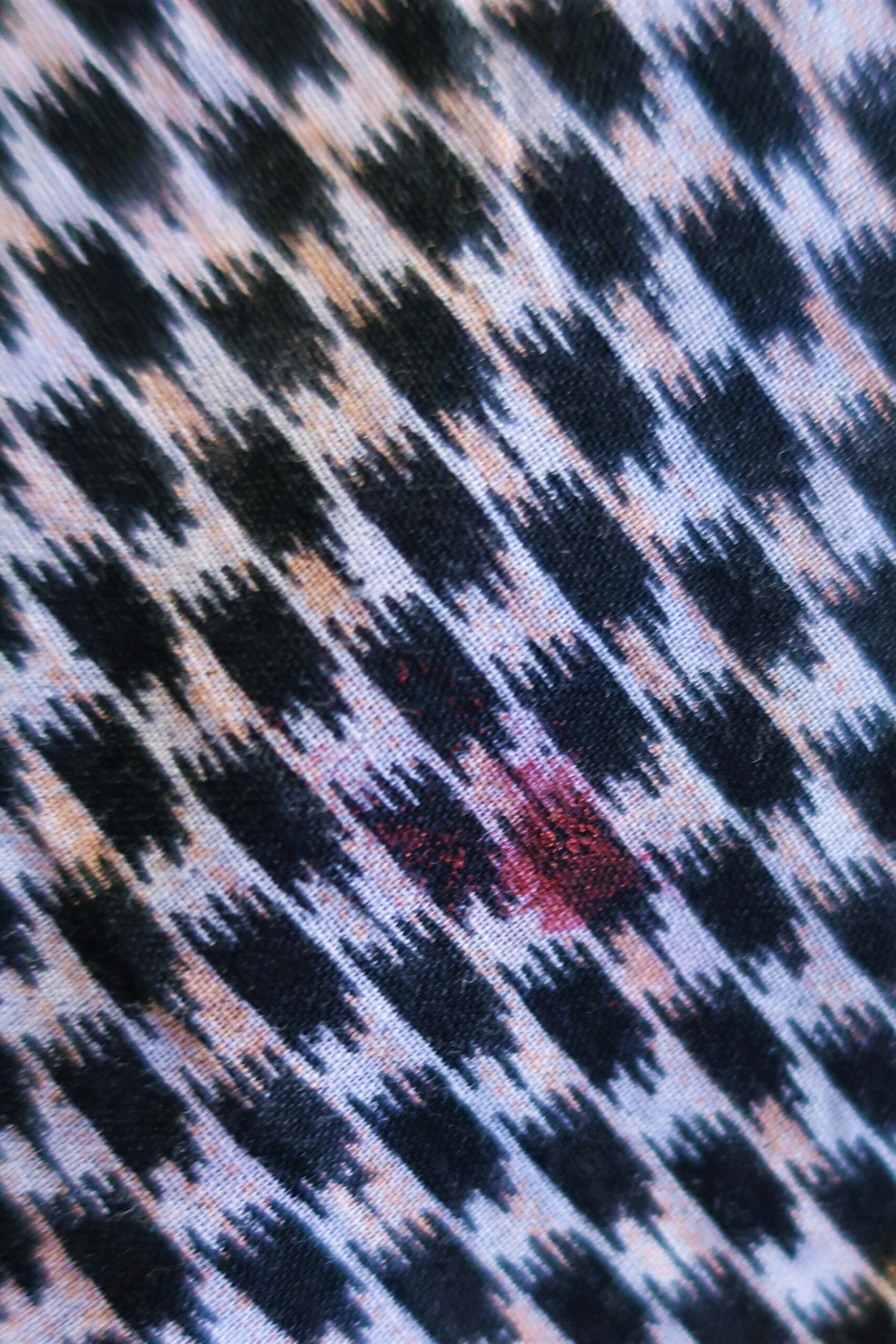 Goddess Dress - Vintage Indian Cotton - Muted Purple, Red & Ebony - Free Size 8 Goddess Dress - Vintage Indian Cotton - Muted Purple, Red & Ebony - Free Size - Image 8