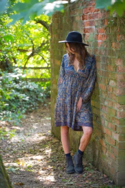 Gypsophila Mini Dress - Vintage Indian Sari - Gold & Sea Blue Graphic - S/M 16 Gypsophila Mini Dress - Vintage Indian Sari - Gold & Sea Blue Graphic - S/M -Woviqueen Sales SeptAAAJudeMoney 167 25280fb5 7d49 45c0 99ae 1fd57625a365 scaled