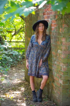 Gypsophila Mini Dress - Vintage Indian Sari - Sheer Seafoam Green - M/L -Woviqueen Sales SeptAAAJudeMoney 168 f5a49b60 ccd6 426d add4 7de5b83a570b scaled