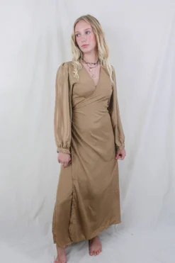 Khroma Lola Wrap Dress - Golden Sands