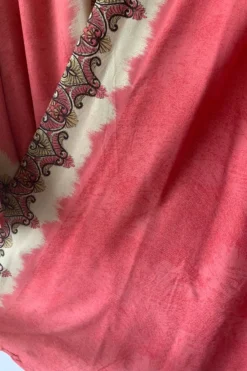 Karina Kimono Mini Dress - Vintage Sari - Blossom Pink Psychedelic - Free Size S/M 11 Karina Kimono Mini Dress - Vintage Sari - Blossom Pink Psychedelic - Free Size S/M -Woviqueen Sales image b1d14a06 e2fe 4507 8876 1735647ad2f5