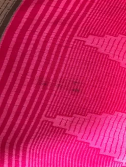 Stevie Maxi Dress - Vintage Indian Sari - Fuchsia & Slate Block Print - XS -Woviqueen Sales image b679847b 0154 4a17 8e8f 628ca3440551 scaled