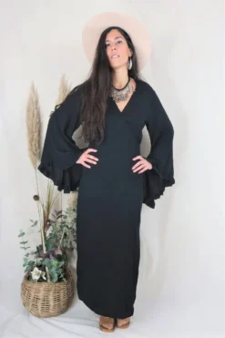 Khroma Venus Maxi Dress - Nightshade Black