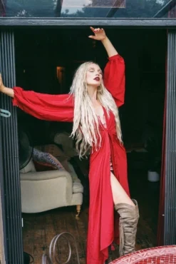 Khroma Lola Wrap Dress - Ruby Red -Woviqueen Sales olivia3 94ee2fdf ad73 4b65 b611 884d3f990a67